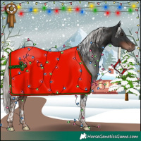 Horse Color:Liver Chestnut Mushroom Tobiano 