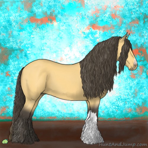 Horse Color:Buckskin 