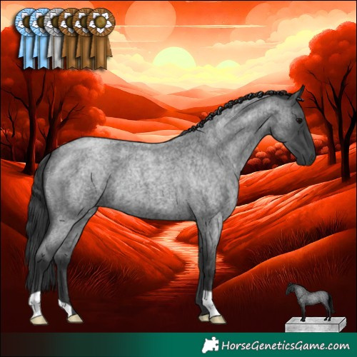 Horse Color:Blue Roan