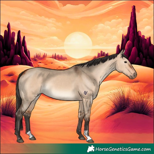 Horse Color:Bay Dun  and Bay Dun 