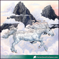 Horse Color:Black Sabino 