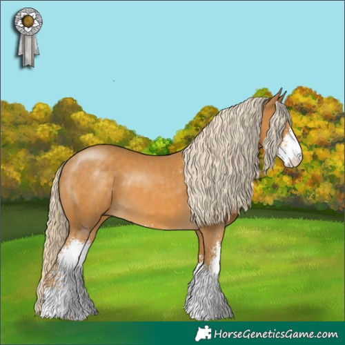 Horse Color:Palomino Sabino