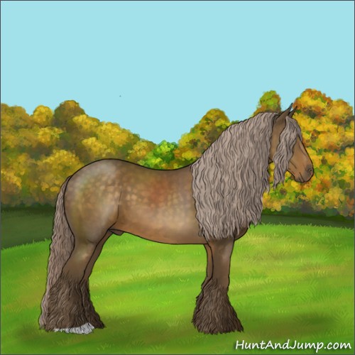 Horse Color:Chocolate Palomino 