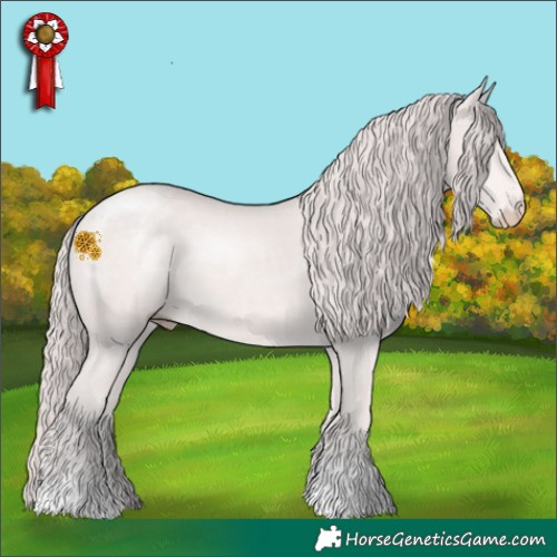 Horse Color:Platinum Perlino 