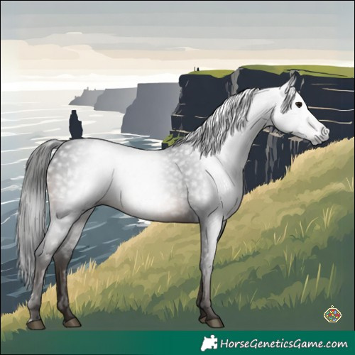 Horse Color:Gray Brown Sabino 