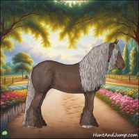 Horse Color:Silver Black 