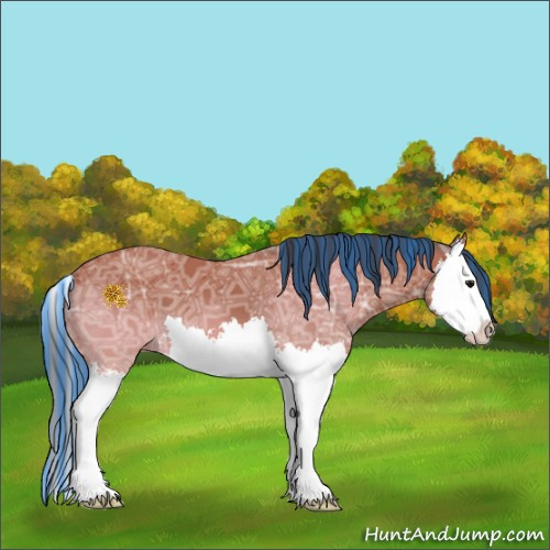 Horse Color:Painted Bay Ice Splash 
