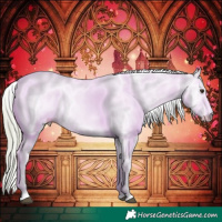 Horse Color:Watercolor Red Dun Sabino 