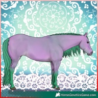 Horse Color:Watercolor Bay Dun 