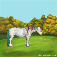 Horse Color:Painted Chestnut Ice Sabino