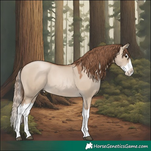 Horse Color:Grullo Pearl Splash 