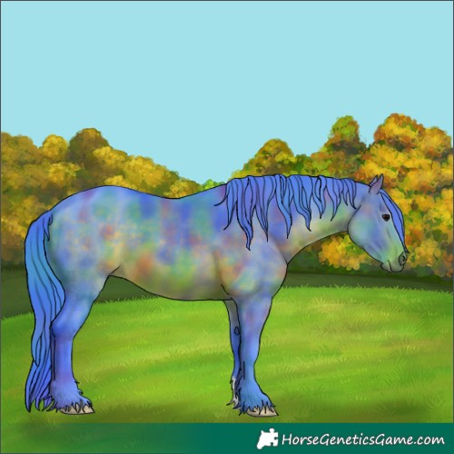 Horse Color:Nacre Watercolor Brown 