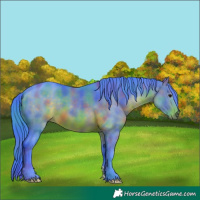 Horse Color:Nacre Watercolor Brown 