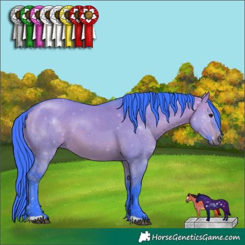 Horse Color:Watercolor Bay Dun 