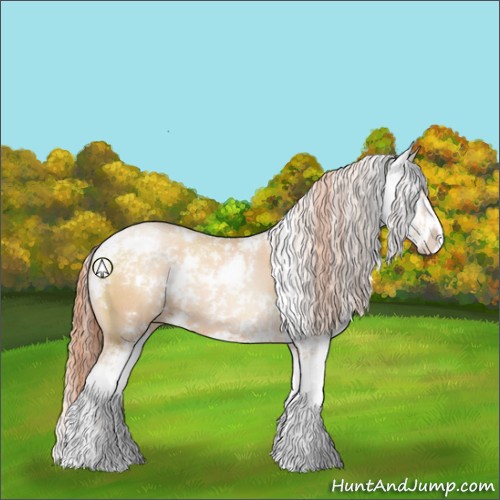 Horse Color:Sable Champagne Pearl Sabino 