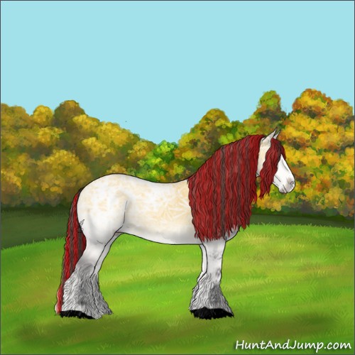 Horse Color:Void Painted Buckskin Ice Onyx
