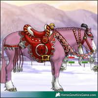 Horse Color:Watercolor Chestnut 