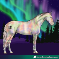 Horse Color:Nacre Gold Cream Champagne