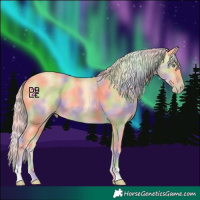 Horse Color:Nacre Gold Cream Champagne 