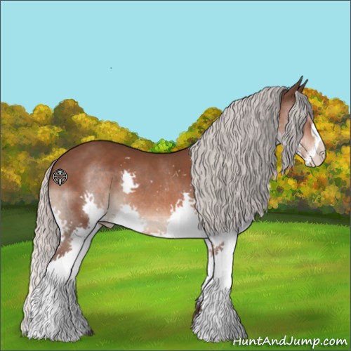 Horse Color:Silver Brown Splash 
