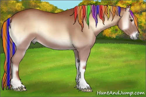 Horse Color:Painted Red Onyx 