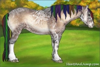 Horse Color:Painted Brown Ice Onyx 