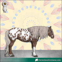 Horse Color:White Spotted Silver Black Tobiano Appaloosa 