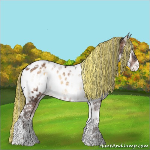 Horse Color:Painted White Spotted Silver Brown Ice Onyx Tobiano Appaloosa 