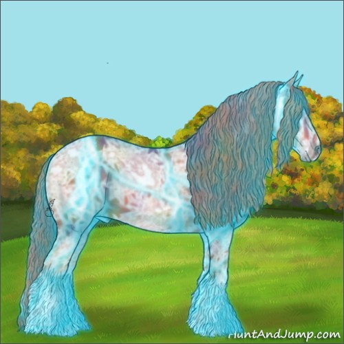 Horse Color:Nacre Thunderstruck Chestnut Ice 