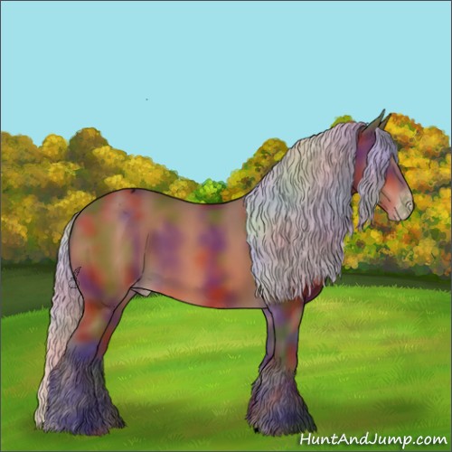 Horse Color:Void Nacre Silver Bay Appaloosa 