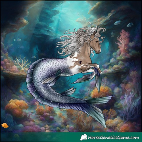 Horse Color:Silver Grullo Tobiano 