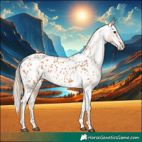 Horse Color:Chestnut Appaloosa 