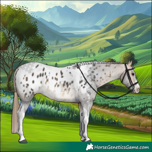 Horse Color:Buckskin Sabino Tobiano Appaloosa Rabicano 