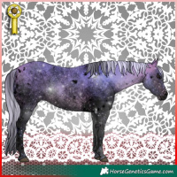 Horse Color:Void Watercolor White Spotted Silver Bay