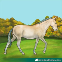 Horse Color:Painted Palomino Pearl 