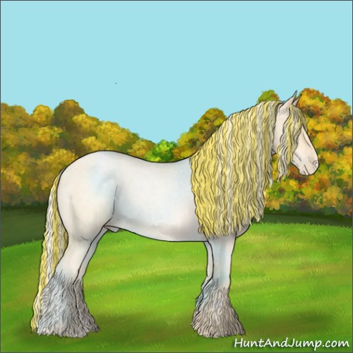 Horse Color:Painted Palomino Roan Pearl 