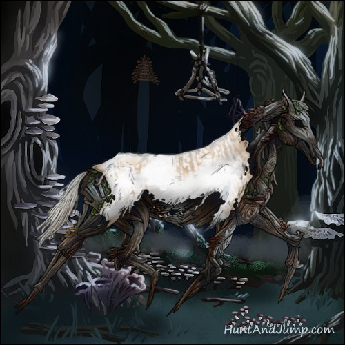 Horse Color:Chocolate Palomino Pearl Tobiano Frame  and Chocolate Palomino Pearl Tobiano Frame 