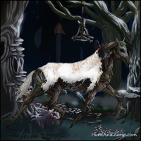 Horse Color:Chocolate Palomino Pearl Tobiano Frame  and Chocolate Palomino Pearl Tobiano Frame 
