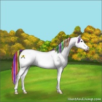 Horse Color:Painted Brown Ice Sabino 