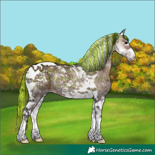Horse Color:Painted Plaid  Brown Ice Onyx Tobiano 
