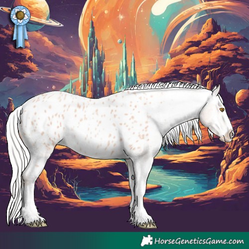 Horse Color:Silver Classic Champagne Roan Splash Appaloosa Rabicano 