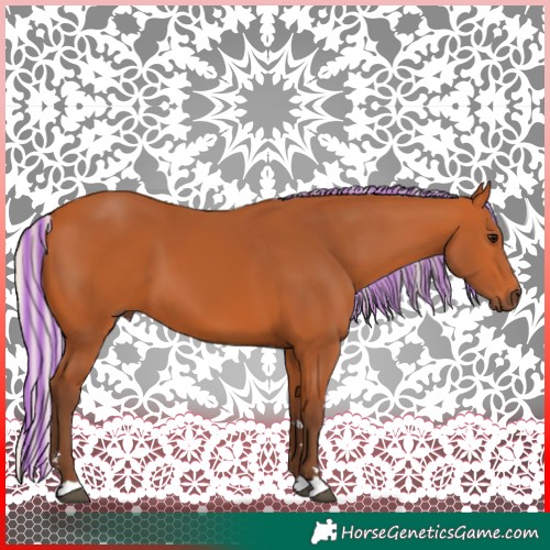 Horse Color:Painted Silver Bay 