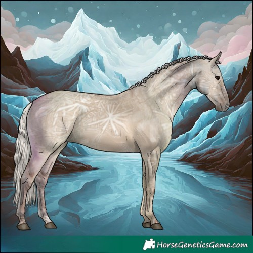 Horse Color:Silver Grullo Ice 