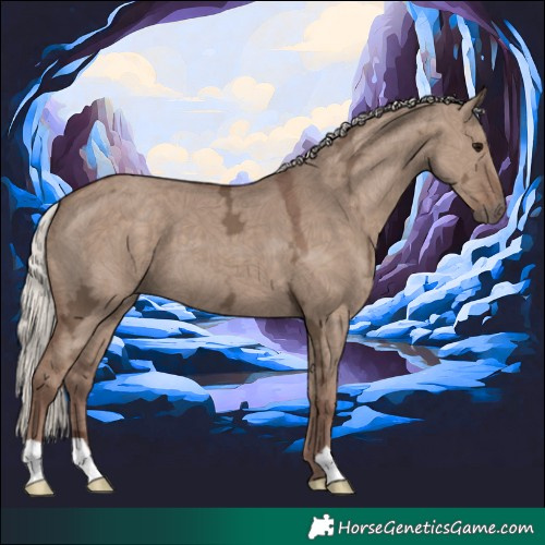Horse Color:Silver Grullo Ice 