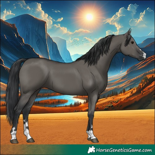 Horse Color:Grullo 