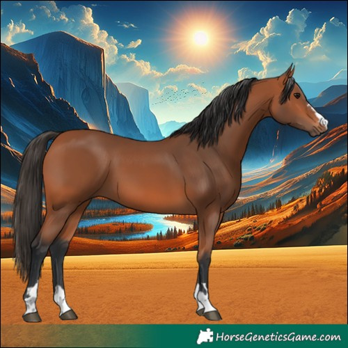 Horse Color:Bay 
