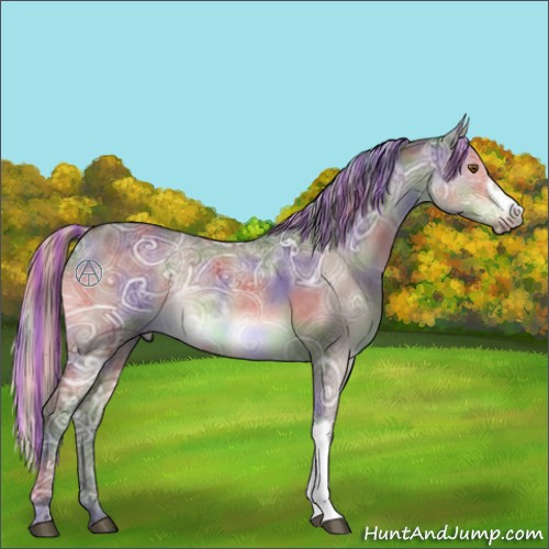 Horse Color:Painted Nacre Silver Brown Ice Dun Mushroom 