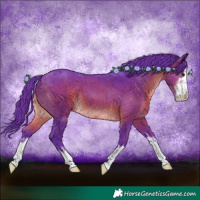 Horse Color:Watercolor White Spotted Brown