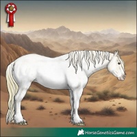 Horse Color:Watercolor White Spotted Gold Champagne Ice Onyx Sabino Rabicano 
