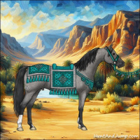 Horse Color:Grullo Roan 